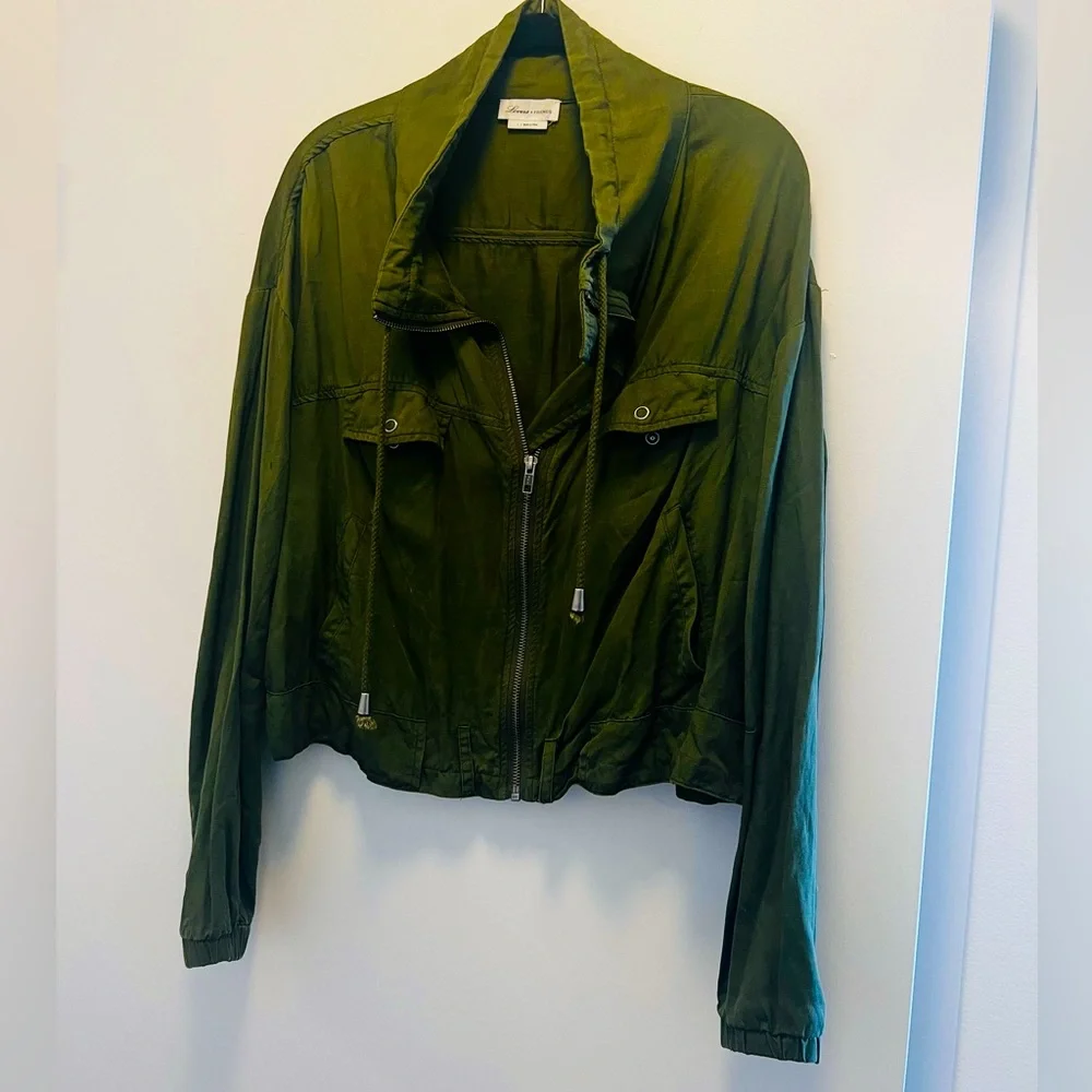 Lovers + Friends Bomber Jacket - L - Picture 2 of 6